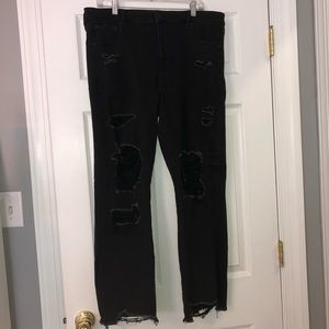 American Eagle High-Waisted Crop Flare Jeans